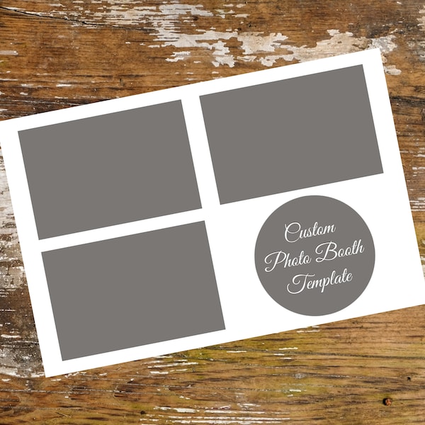 Custom 4x6 Photo Booth Template