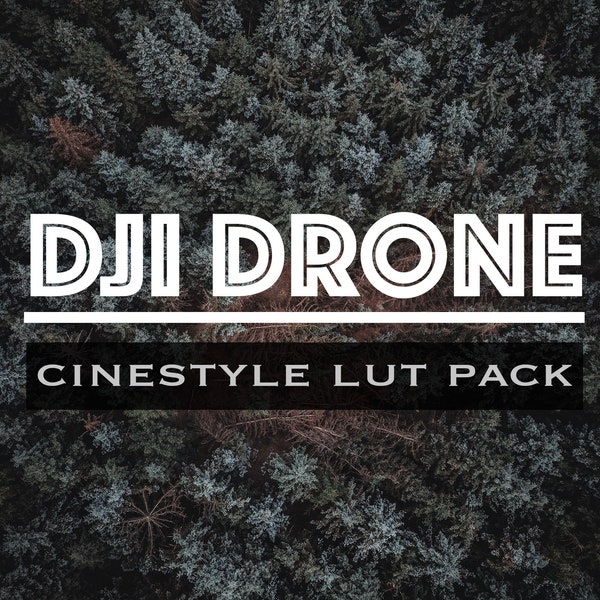 DJI MAVIC DRONE - Lut Pack, Cinematic Video Lut Bundle, Mavic Pro + Mavic Air D-Cinelike Luts, Moody Film Luts, Drone Presets, Premiere Pro