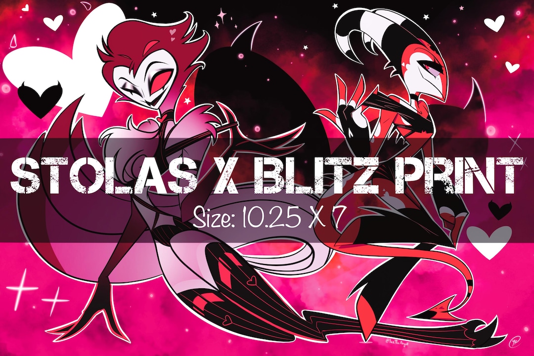 Stolas X Blitz Hellish Valentine Art Print - Etsy