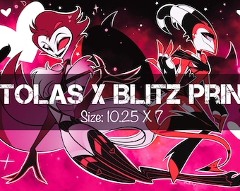 Stolas X Blitz Hellish Valentine Art Print - Etsy