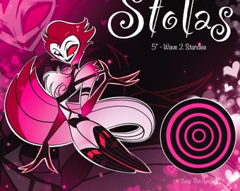 Hellish Valentines Hellaverse Stolas Inspired Helluva Acrylic Standee