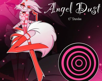 Engel Dust Hazbin Valentinstag inspiriert Aufsteller