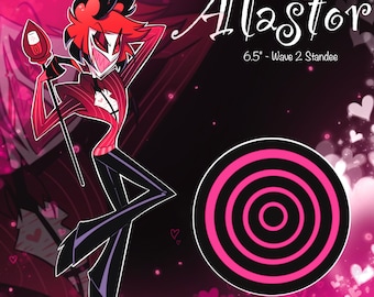 Hellish Valentines Hellaverse Alastor WAVE 2 Hazbin Inspired Acrylic Standee