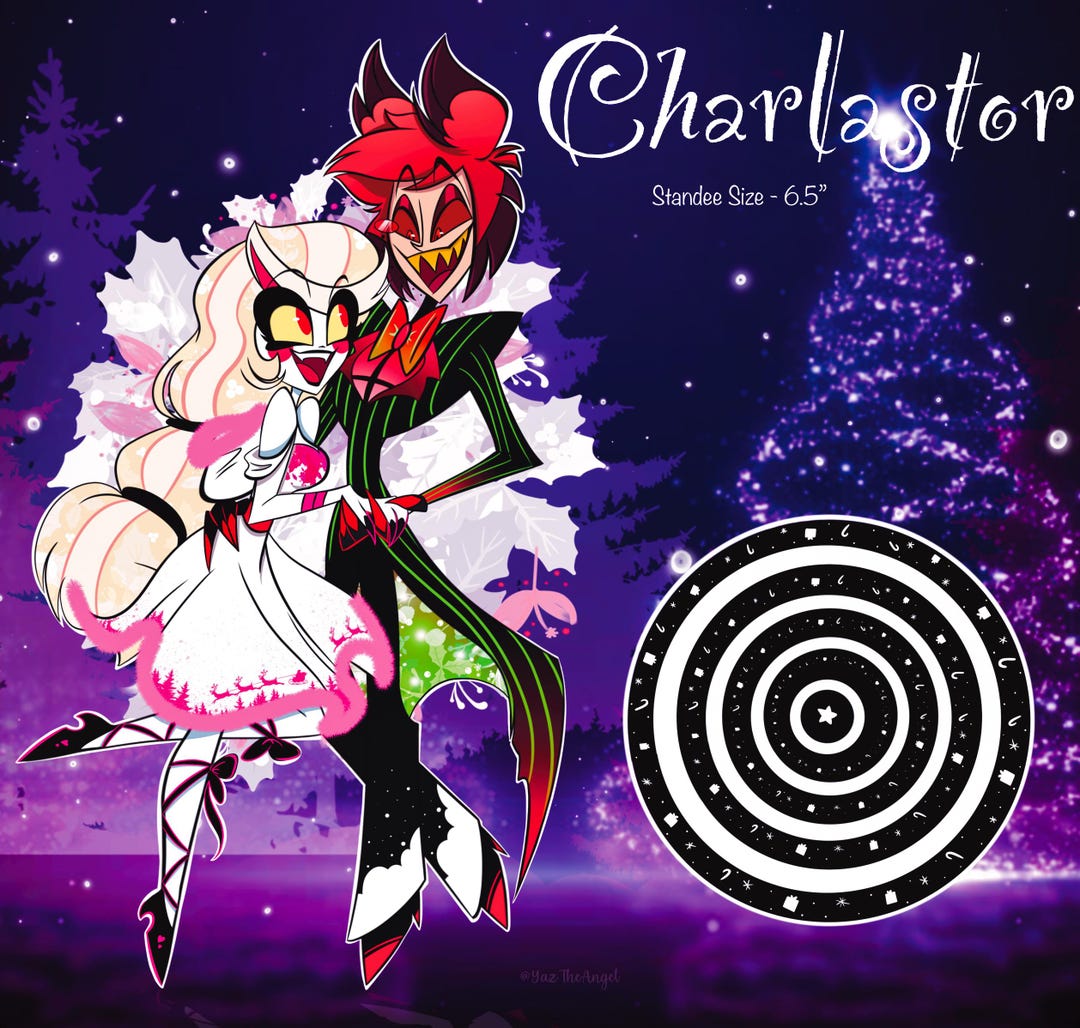 Hellish Holidays on Purple Ice Alastor and Charlie Christmas Day