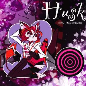 Hellish Valentines Hellaverse ‘Husk’s Beating Heart’ Inspired Acrylic Standee