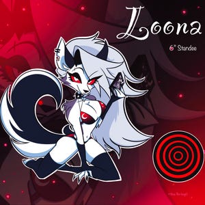 Hellish Hellhound Loona Helluva Lovers Inspired Standee
