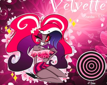 Velvette Hazbin Hotel Acrylic Standee | Pole Dance | in Stock