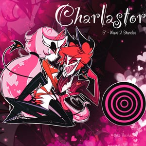 Hellish Valentines Hellaverse Charlastor WAVE 2 Alastor and Charlie Hazbin Inspired Acrylic Standee