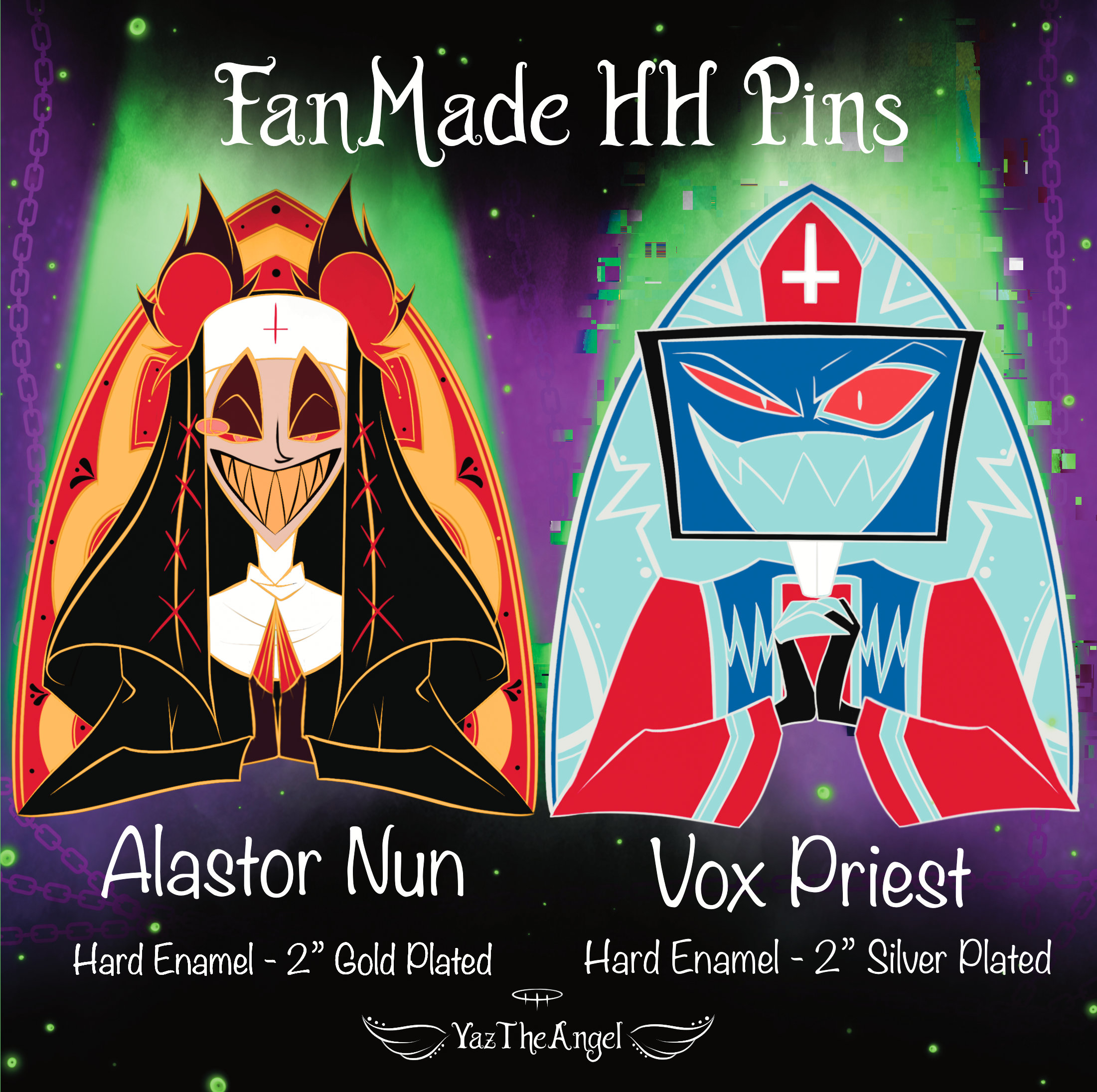 Hazbin Hotel Alastor(アラスター)ピンズ