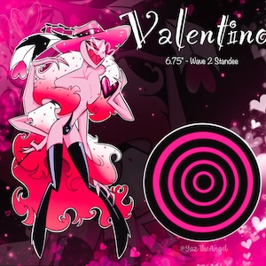 Hellish Valentines Hellaverse Valentino WAVE 2 Inspired Acrylic Standee