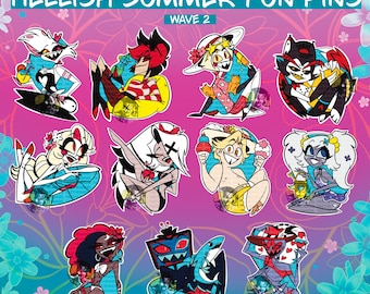 ZAMÓW W PRZEDSPRZEDAŻY szpilki emaliowane Hellish Summer Fun WAVE 2