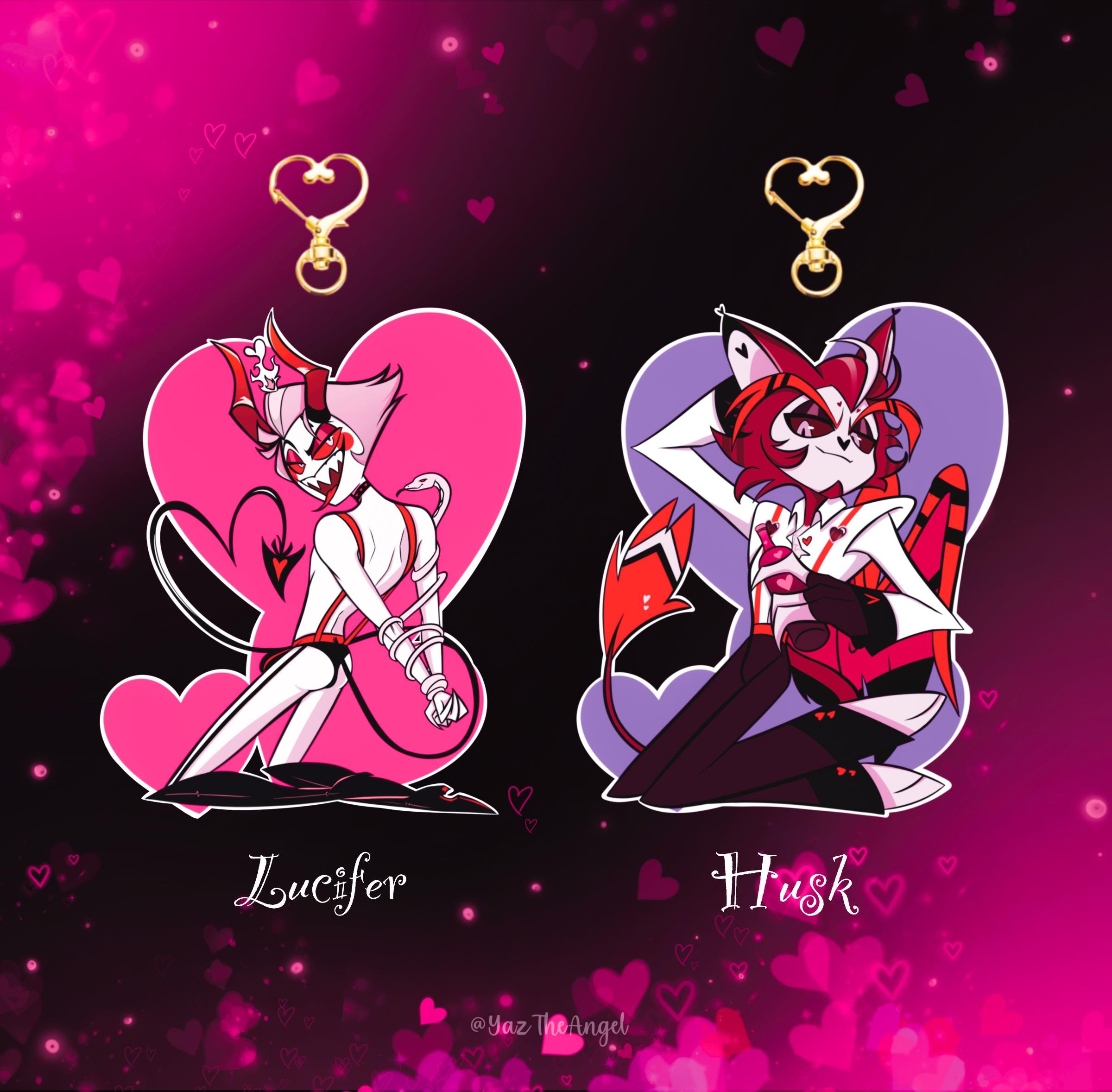 Hellish Valentines Beating Hearts Acrylic Keychain - Etsy