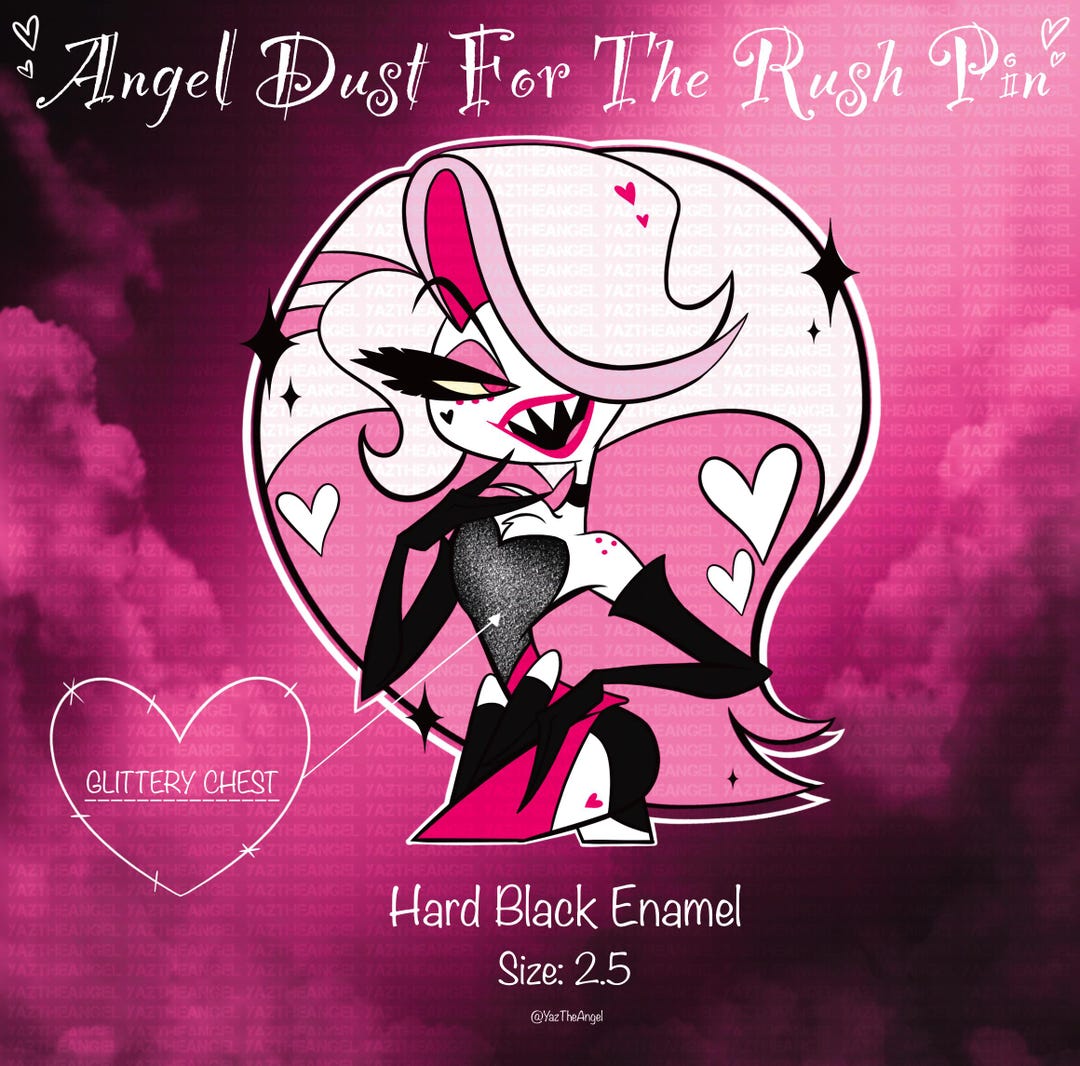Angel Dust Drag Hard Enamel Pin - Etsy