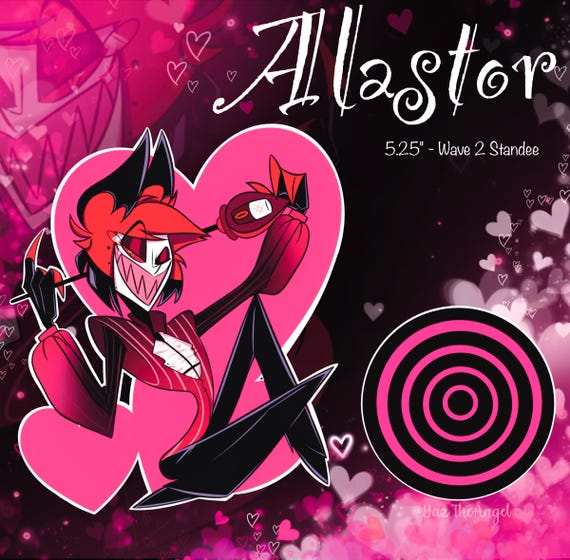 Hellish Valentines 'alastor's Beating Heart' Acrylic Standee - Etsy