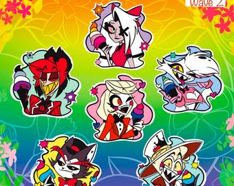 Hellish Ice Cream Rainbow Plated Enamel Pins