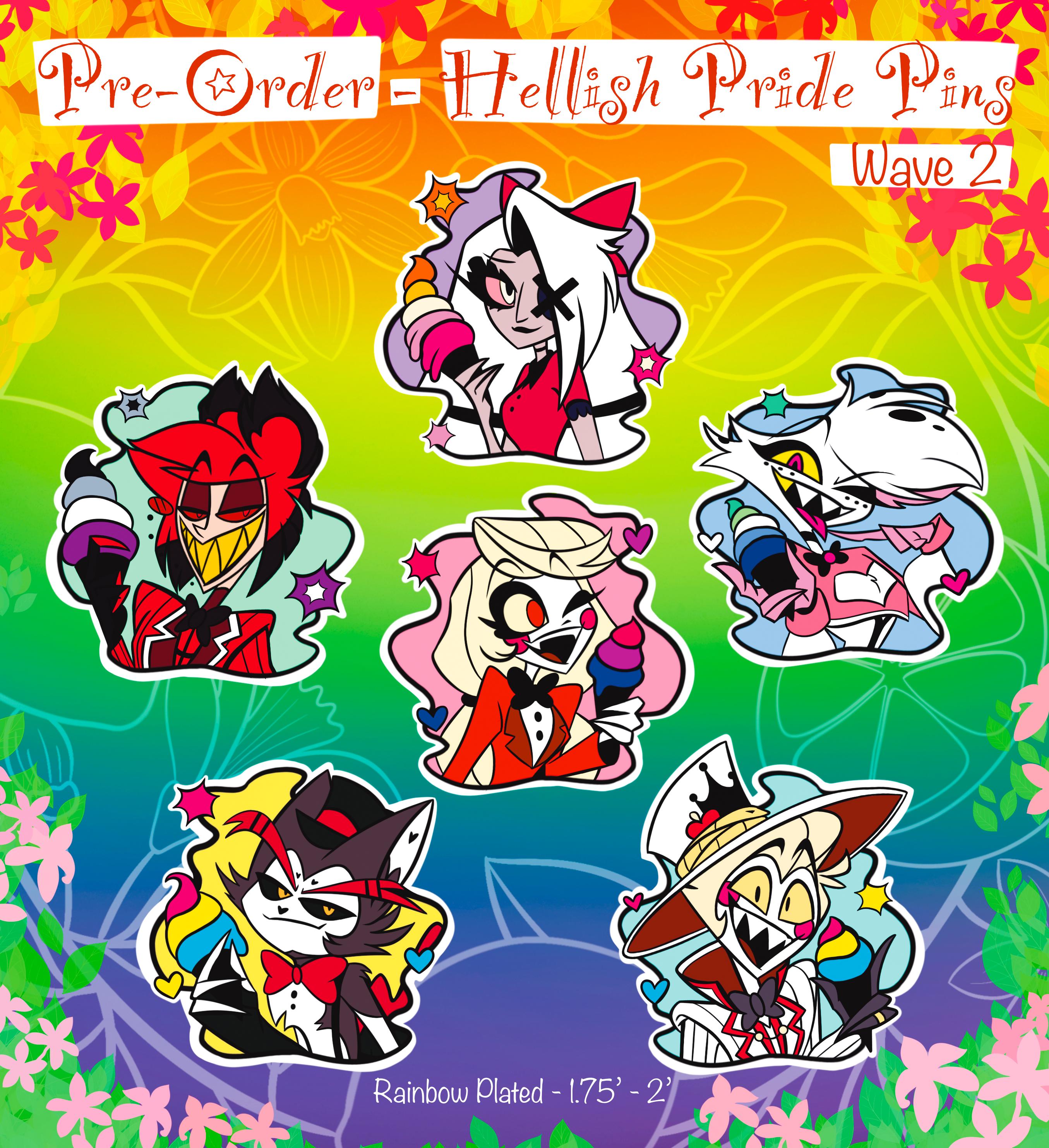 Husker Pin Hazbin Hotel - Etsy UK