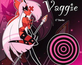 Vaggie The Fallen Angel Valentine Inspired Acrylic Standee