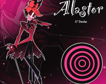 Hazbin Hotel Alastor Valentine Inspired Acrylic Standee