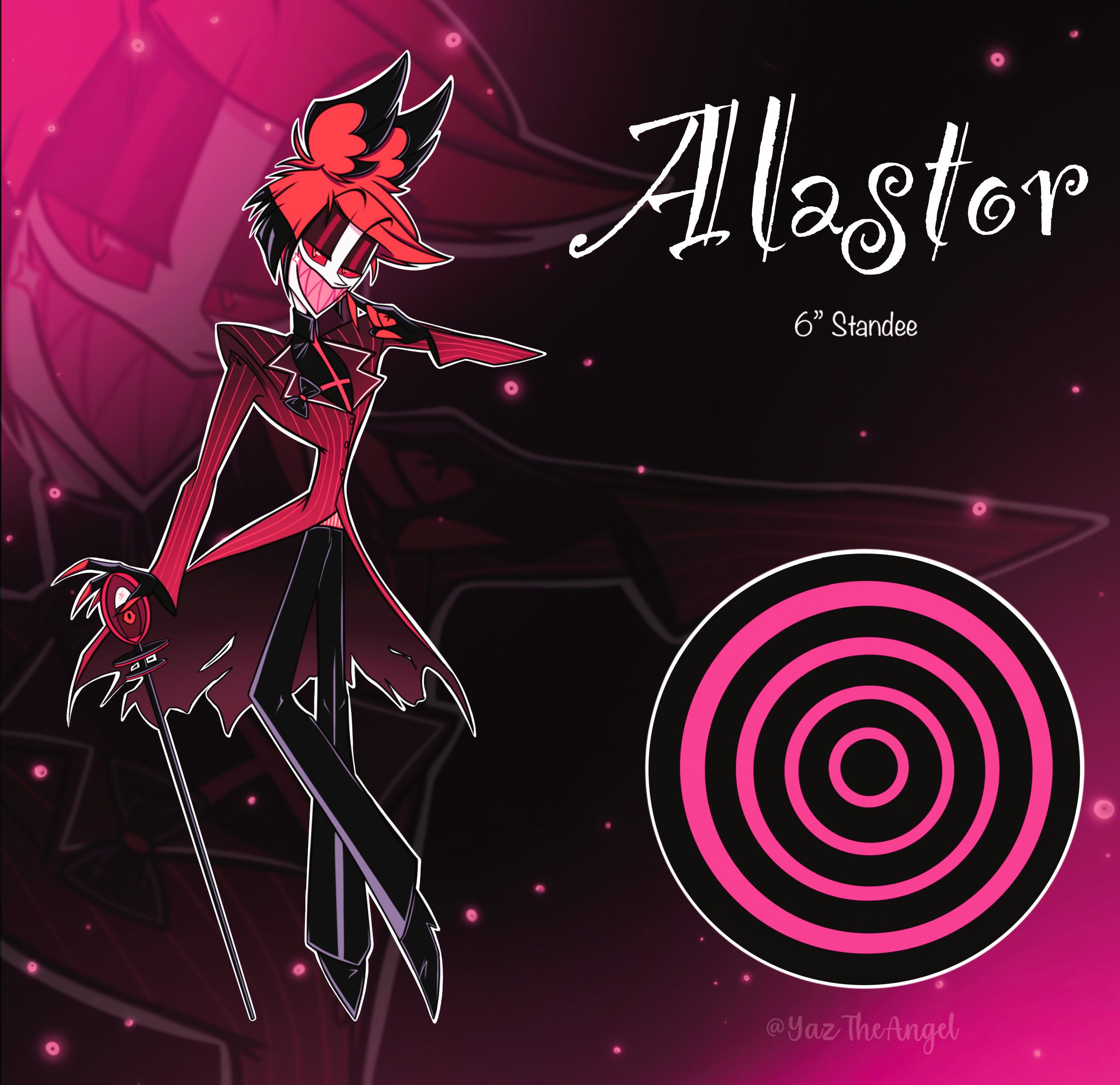 Hazbin hotel acrylic stand - Etsy 日本