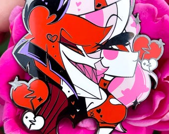 Be Mine Charlastor Hazbin Hotel バレンタインピン - Etsy 日本