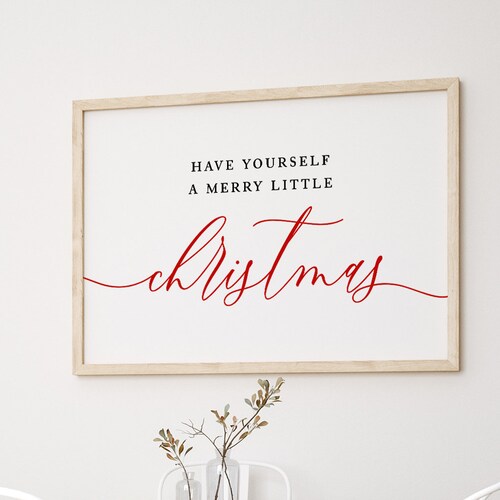 Have Yourself a Merry Little Christmas Printable Christmas - Etsy