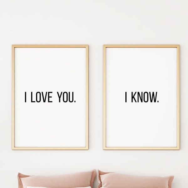I Love You I Know Etsy