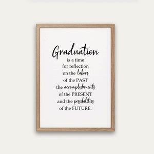 Graduation Poem Print, Grad Quote Print, Grad Gifts, Graduation Gift, Graduation Poem Wall Art, Graduation 2023 Gift, Digital Print