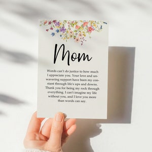 Impresión de cartas del Día de las Madres, Impresión del Día de las Madres, Mamá Imprimible, Regalo para mamá, Impresión de cumpleaños de mamá, Regalo del Día de las Madres, Regalo de mamá, Impresión digital