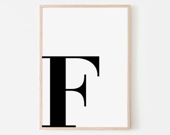 letter f printable etsy