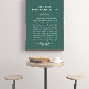 Twas the Night Before Christmas Print Christmas Printable Christmas ...