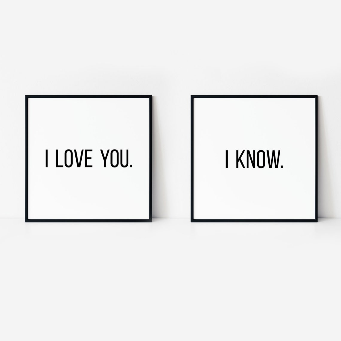 I Love You I Know Wall Art Bedroom Wall Art Above Bed Wall Etsy