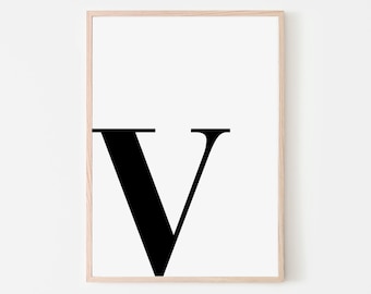 letter v printable etsy singapore