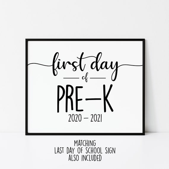 first-day-of-pre-k-sign-printable-pre-k-sign-pre-k-posters-etsy