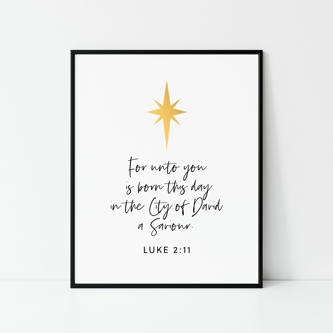 For Unto You Is Born This Day Print Luke 2 11 Nativity Wall Art for-unto-you-is-born-this-day-print-luke-2-11-nativity-wall-art