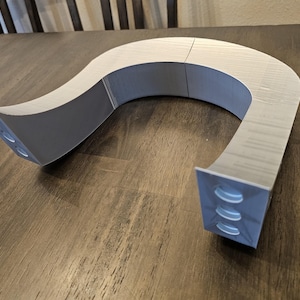 3D printed Katsuki Bakugou additional cosplay pieces.
