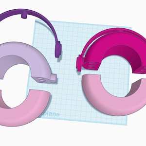 Ochaco Wrist Braces and Belt Piece 3D model