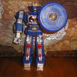 HTF BANDAI Vintage 1997 Japan DX Megazord Power Ranger Space Sentai Megaranger Galaxy Mega Action Figure #1