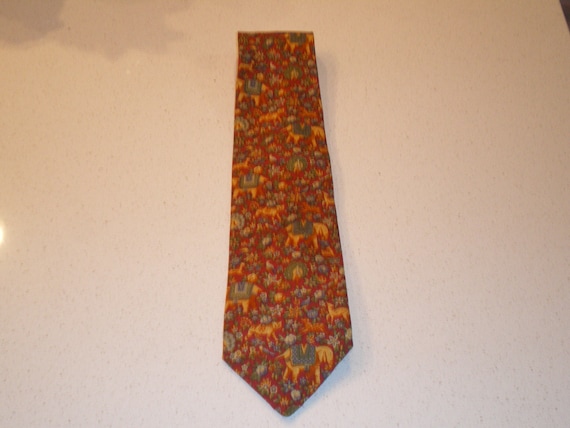 Stunning Mens Vintage Silk Tie by Liberty of Lond… - image 1