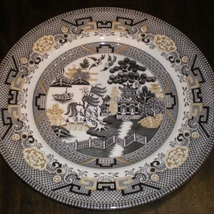 ロイヤル・スタッフォード（黒白風景皿 3枚セット） Royal stafford black - Etsy 日本