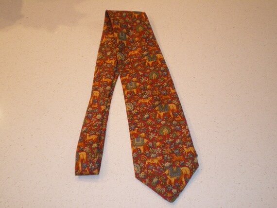 Stunning Mens Vintage Silk Tie by Liberty of Lond… - image 2