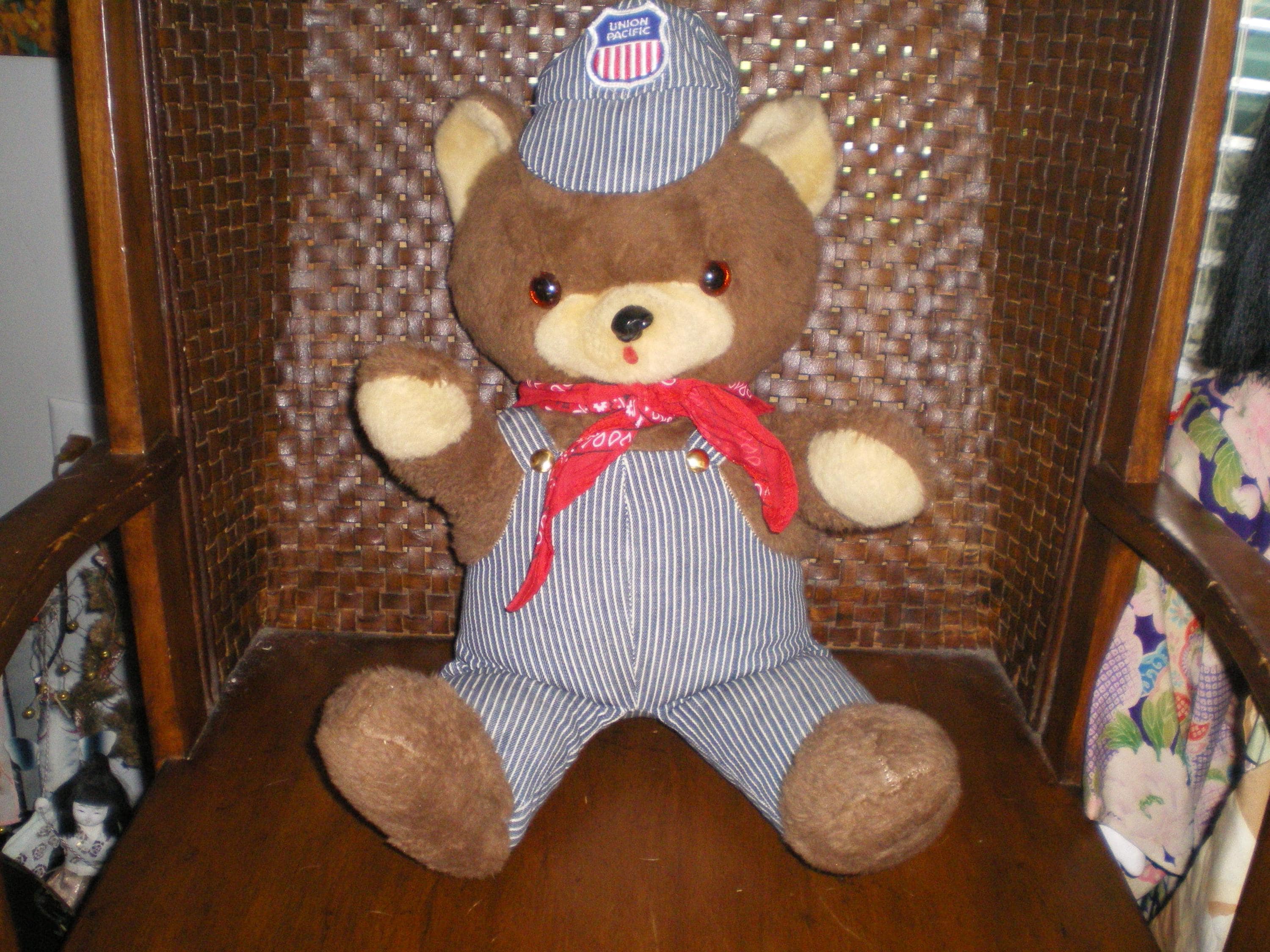 Vintage Stuffed Bears in Overalls - Etsy - Page 2