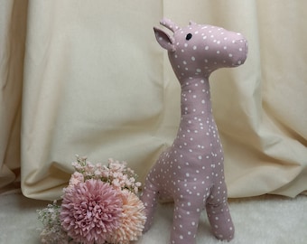 Giraffe - Greifling - handgemachtes Kuscheltier