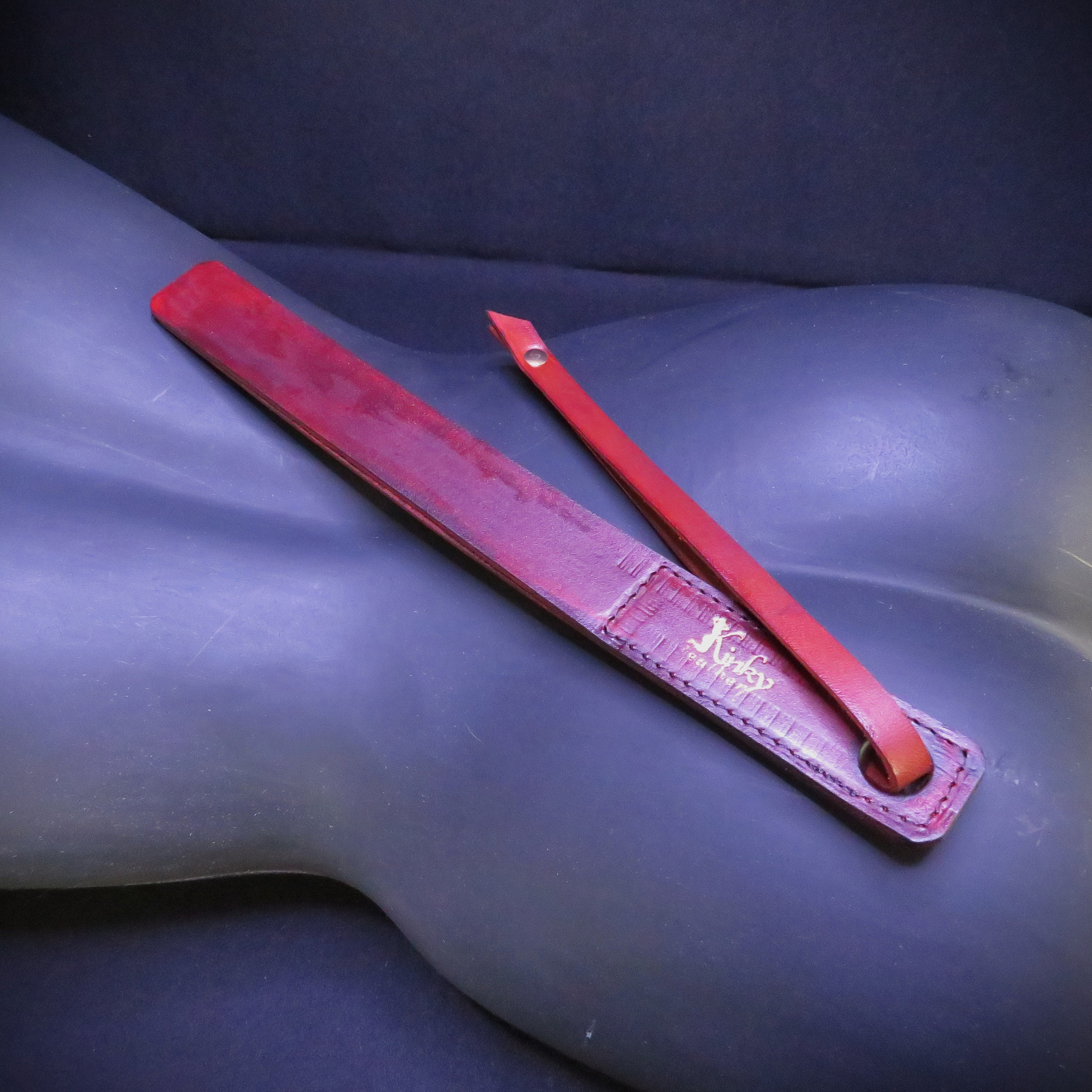 Handmade Brown Leather Slapper, BDSM Fetish Brown Paddle, Playful Erotic Sex Toy, Sensual Handcrafted Slapper, Dominance Submission Paddle