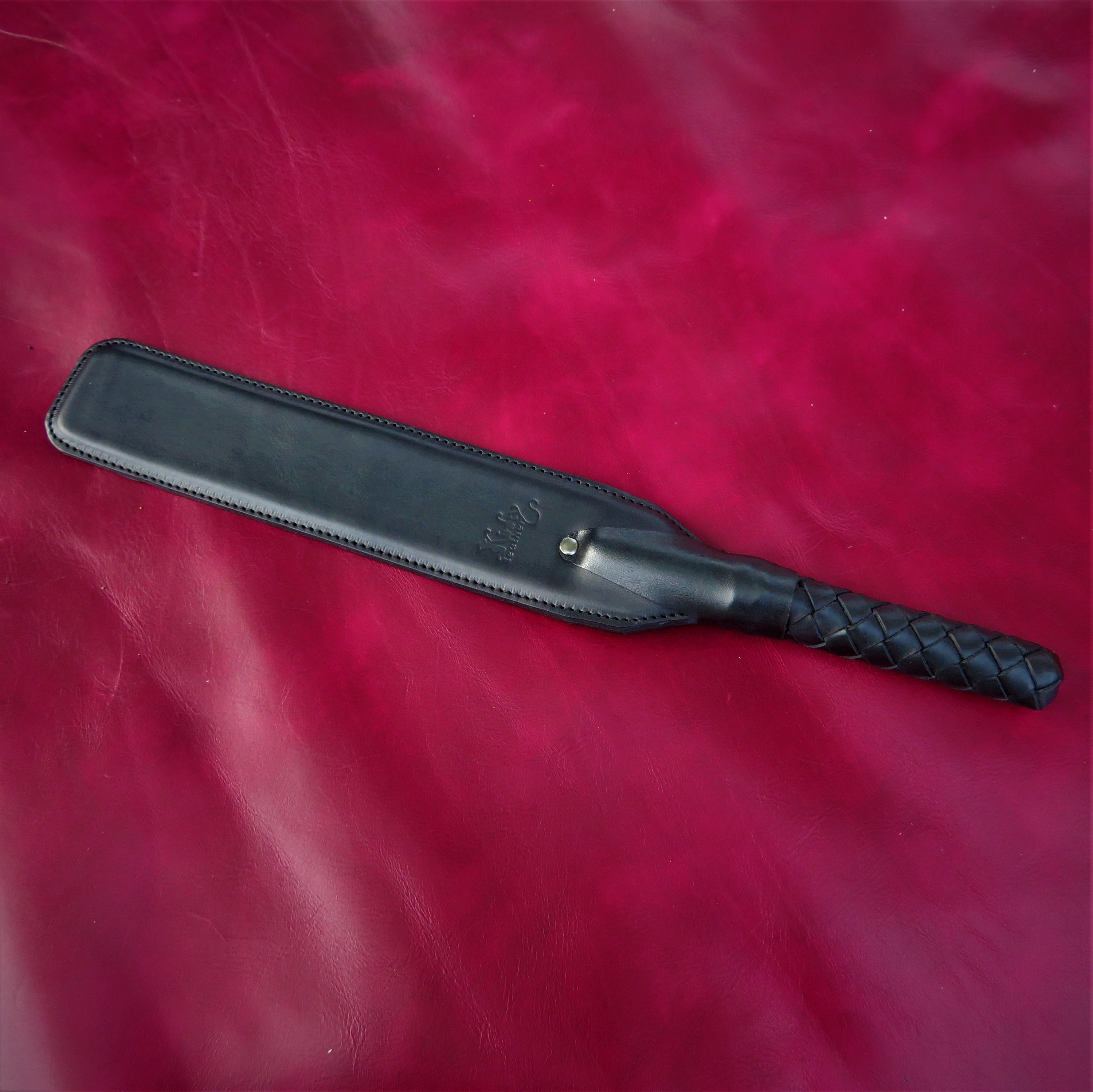 UPKO Leather Spanking Paddle (Black)