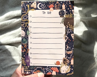 Witches Brew TO-DO  List- A6- Cottagecore- Halloween Organisation-Mindfulness- Memo- Cute Eco Stationery- Sustainable Gifting