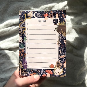 Witches Brew TO-DO  List- A6- Cottagecore- Halloween Organisation-Mindfulness- Memo- Cute Eco Stationery- Sustainable Gifting