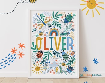 Kids Name Art Etsy Kids Name Art Etsy