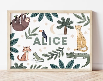 Animal Name Art - Etsy UK Animal Name Art - Etsy UK