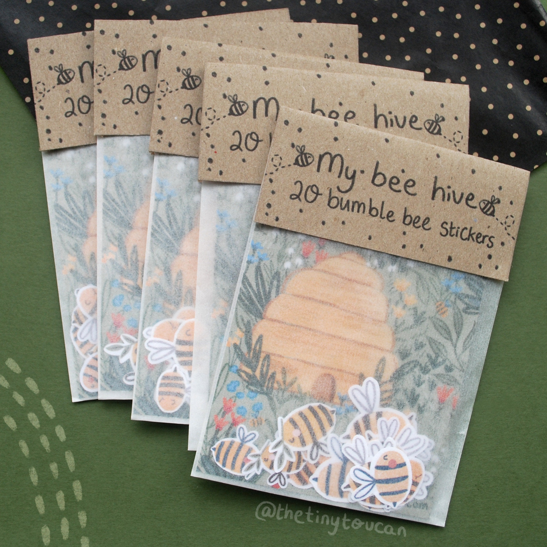 My Bee Hive Sticker Pack! (20 Mixed Size Bee Stickers, Tech Stickers ...