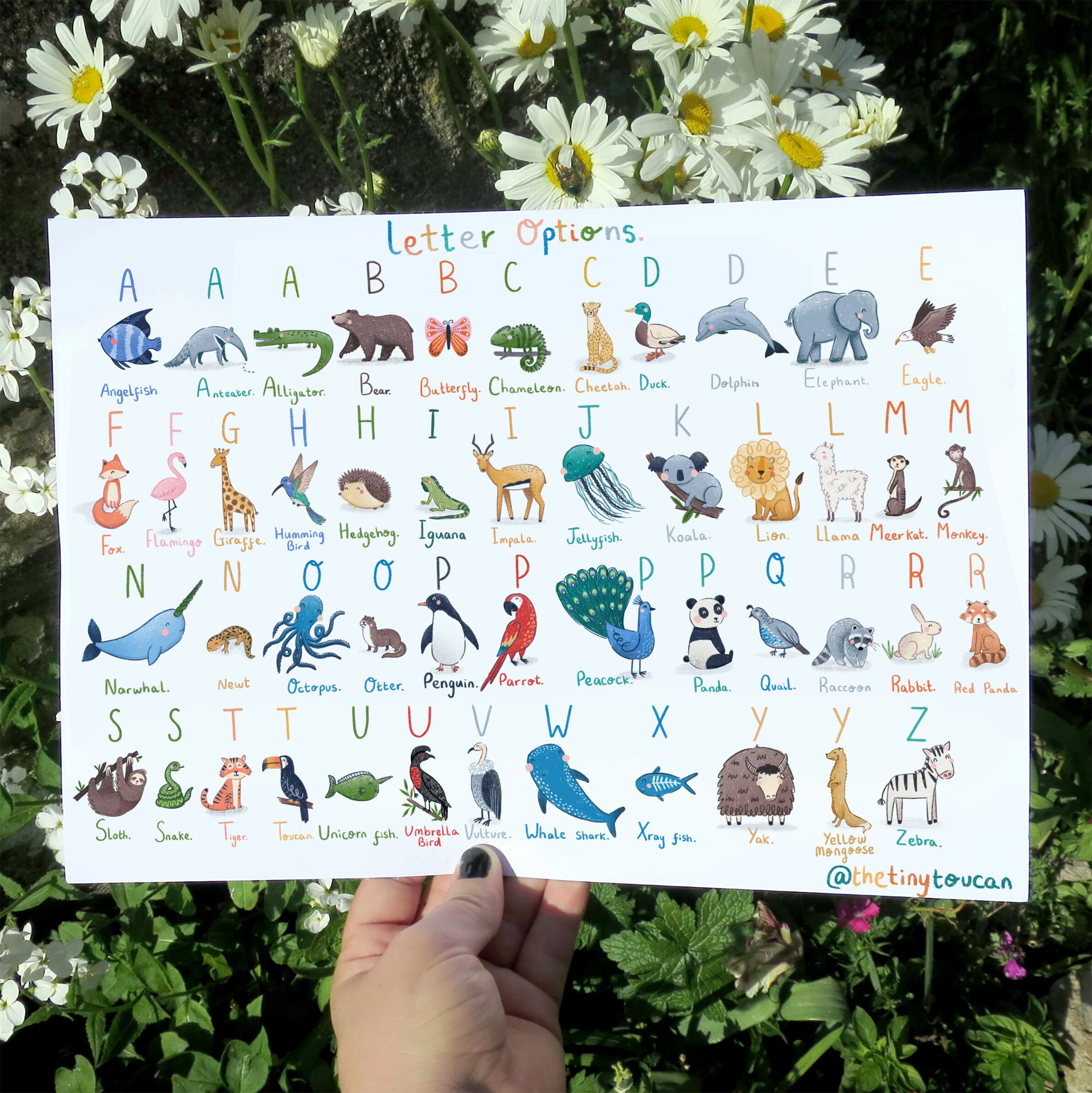 NAME ANIMAL PRINT A4/A3 Kids Name Art Nursery Wall Art Name Etsy